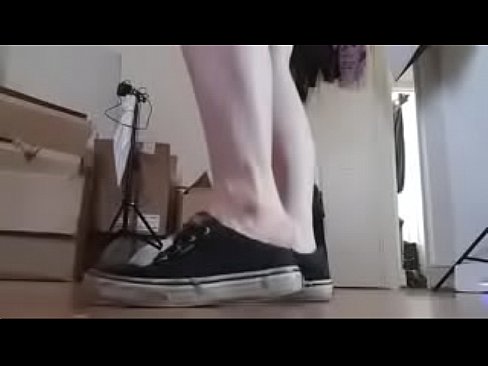 Sneakers fetish girl