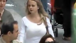 best of Shorts removal candid headphone tits