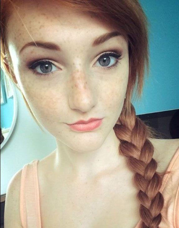 Sexy girls messy freckles