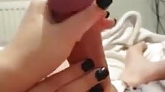The I. reccomend teen with black nails