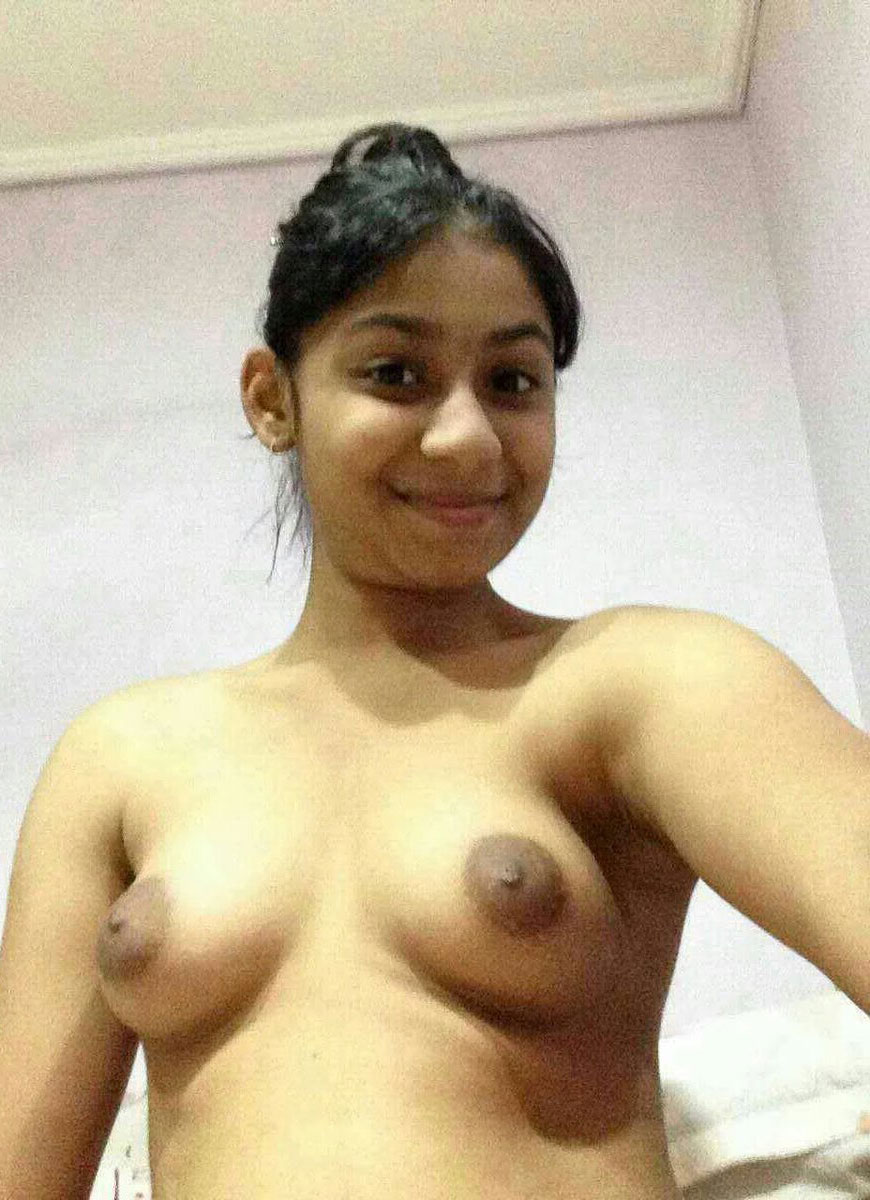 Desi teen playing with nipples