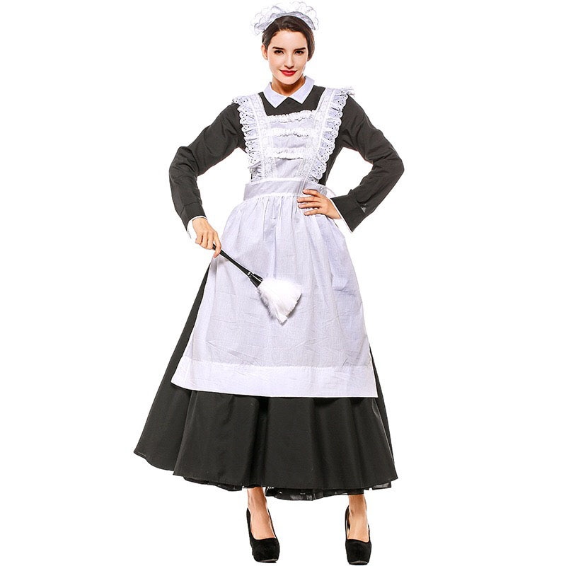 Real life housekeeper dresses french