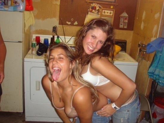Drunk girl flashes panties wants