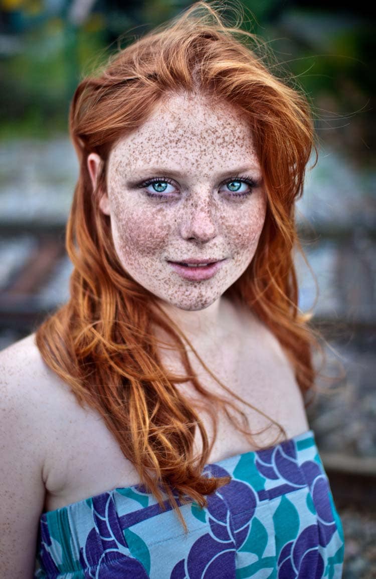 Freckles redhead blowjob pics