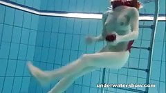 Elena shows what under water