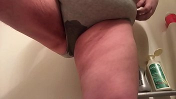 Accidental panty wetting hidden camera