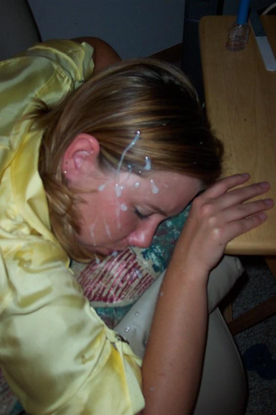 Girl gets face while sleeping
