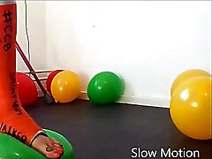 Hardcore slow motion kicks flips
