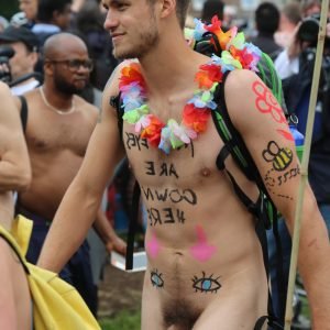 Male nudity pride