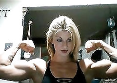 best of Back twitching muscle girl massive