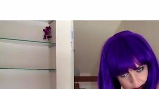 Hun reccomend boobs purple hair gives amazing