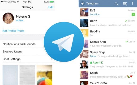 About follow snapchat telegram