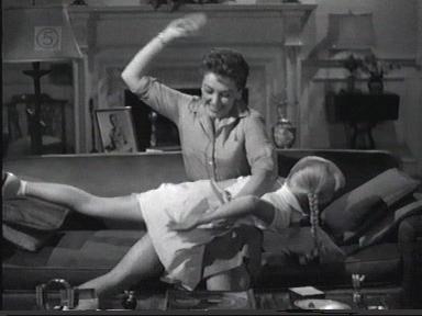 RARE polish movie spanking scene in white satin panties.