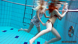 Hurricane recomended Diana & Simonna two oustanding teens in the pool.