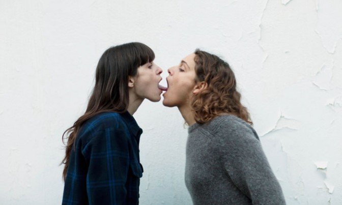 best of Lesbian kiss marling brit
