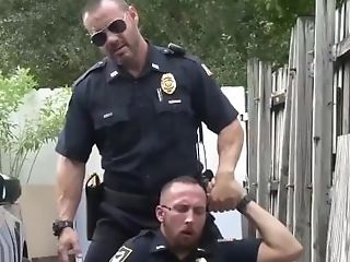 Police brutal bang hot cop anal threesome