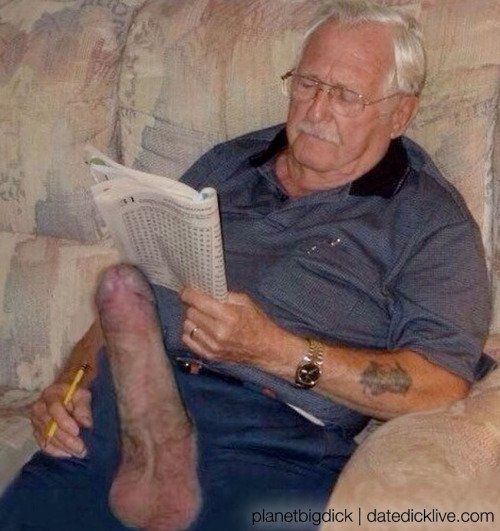 Old Man With Huge Cock