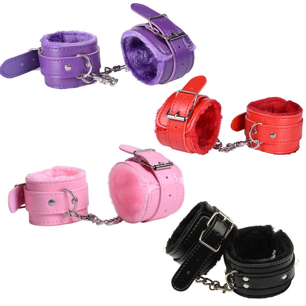 best of Pink leather bondage wife handcuffs