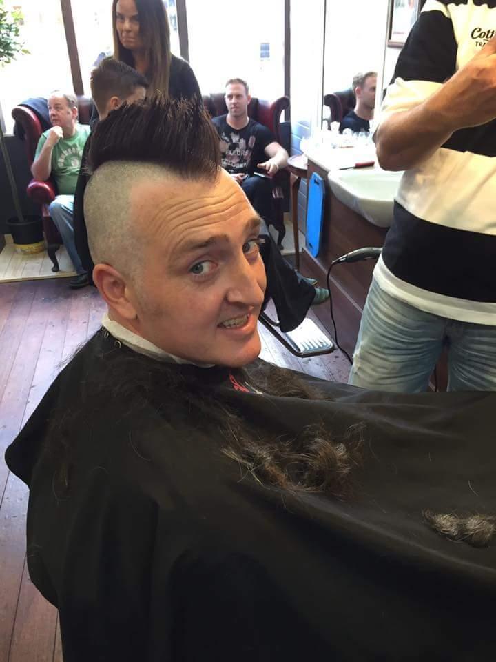 Charity headshave barbers barber