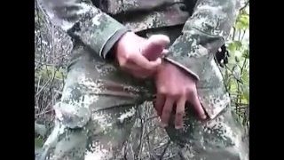 best of Masturbating jungle soldier colombian