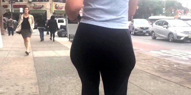 Thick pawg spandex candid