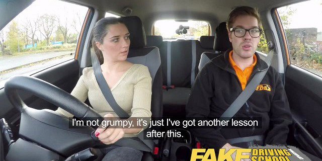 Fake driving school lesson ends