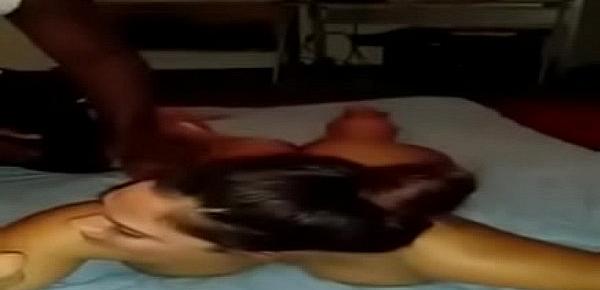 Indian wife neha getting massaged