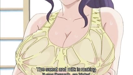 Japanese cartoon with big boob