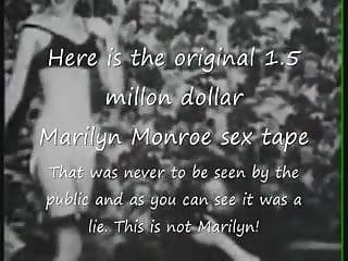 Marilyn Monroe Original Sex Tape Lie.