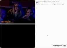 Omegle teen speachless after seeing
