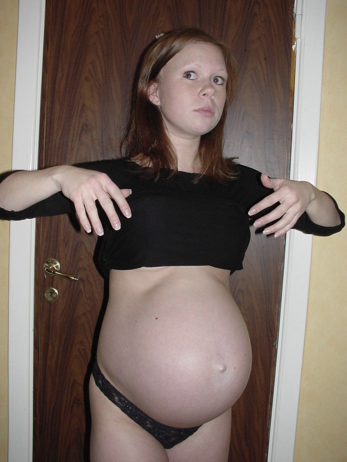 Pregnant goth girl fucked