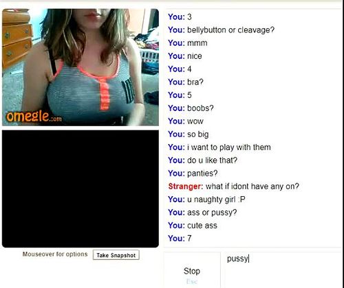 Strips omegle game