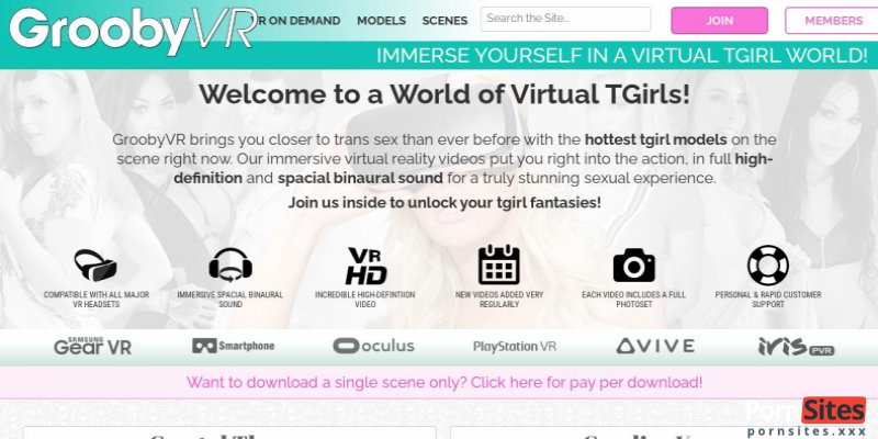 Virtual Real Trans Girls - VR Stereo ° - Tranny Shemale Sissy HD.